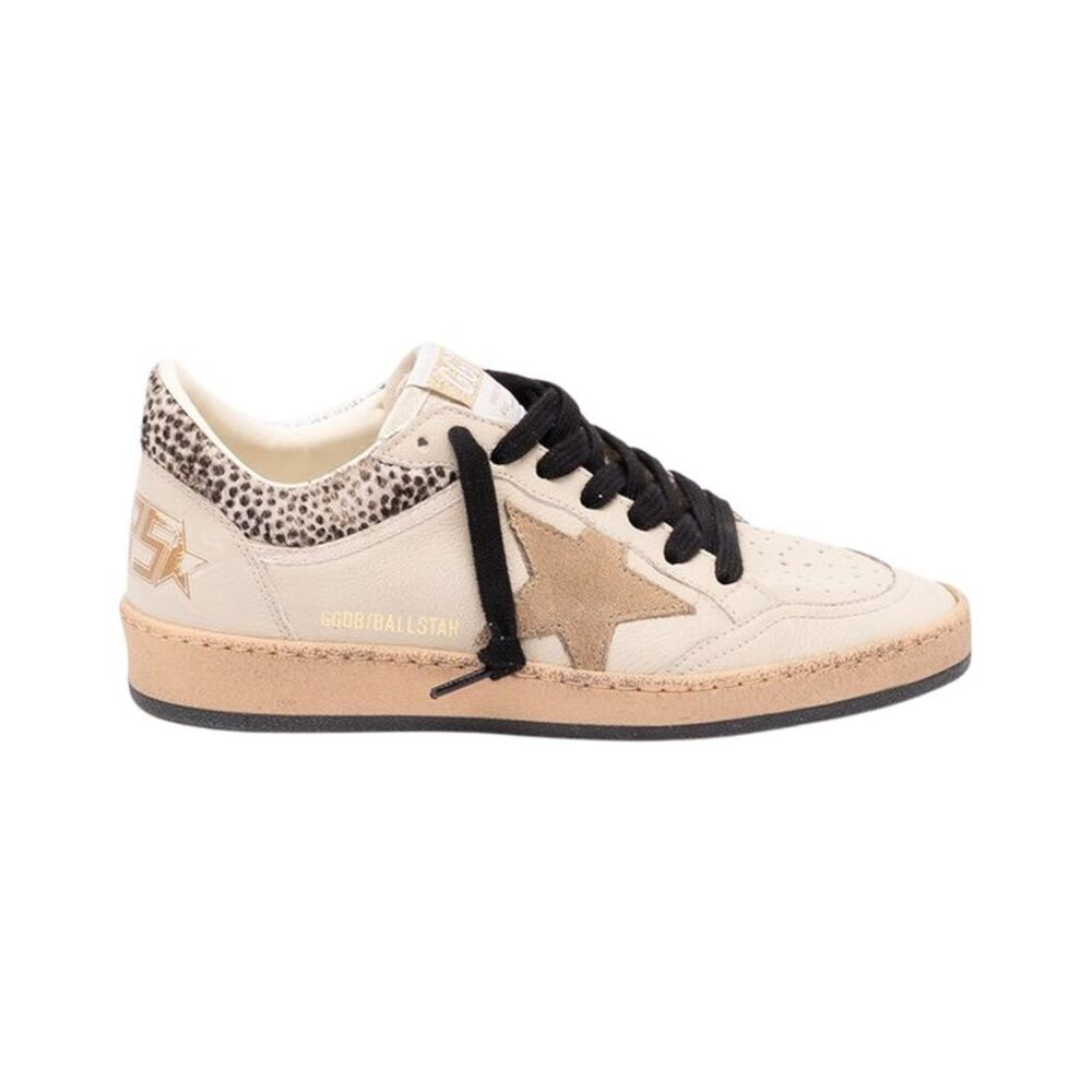 Golden Goose Ball Star Leather Sneaker, White